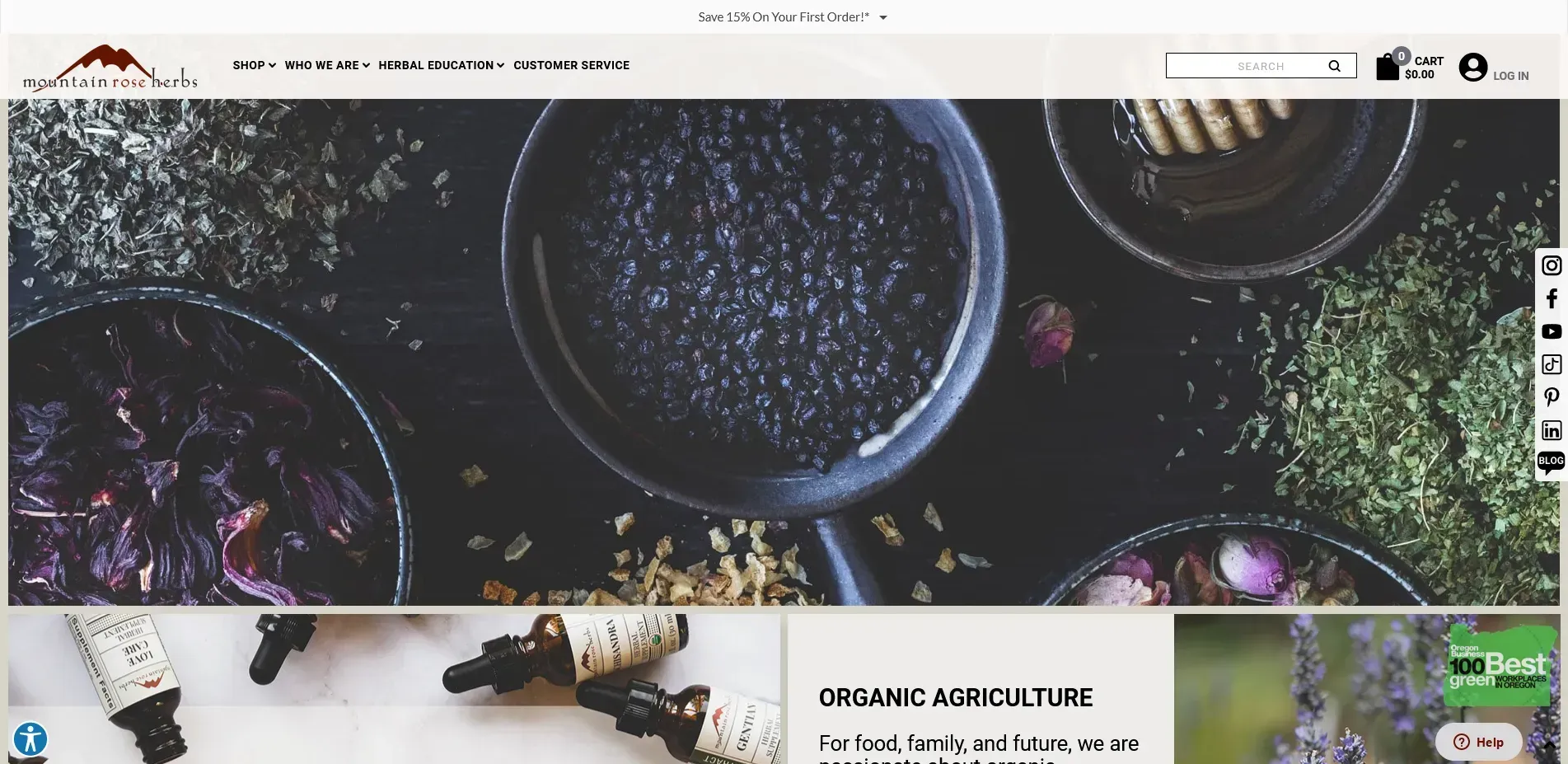 BigCommerce Statistics MountainRoseHerbs