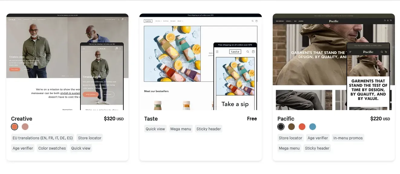 Shopify vs Volusion - Shopify Themes
