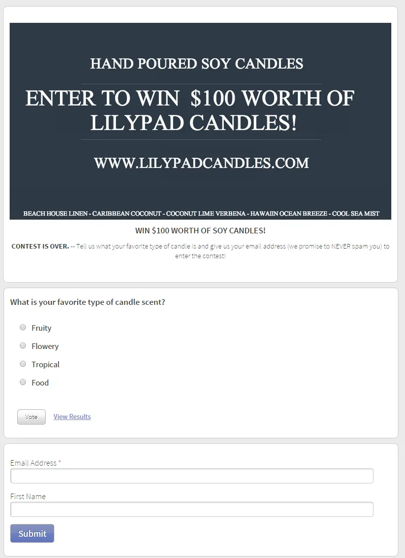 Email list building illustration