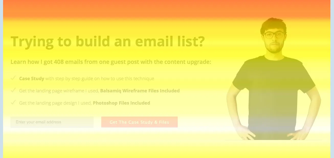 Email list building illustration